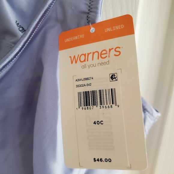 Warner'sWomen's Signature Support Cushioned Underwire Bra WR35002A 40C - Picture 5 of 7